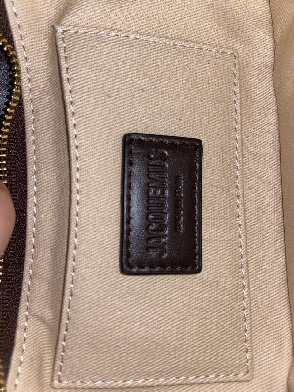 Jacquemus Le Bisou zebra-print leather shoulder bag