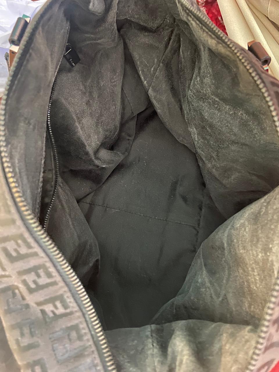 Fendi FF Zucca Monogram Vintage Canvas Handbag