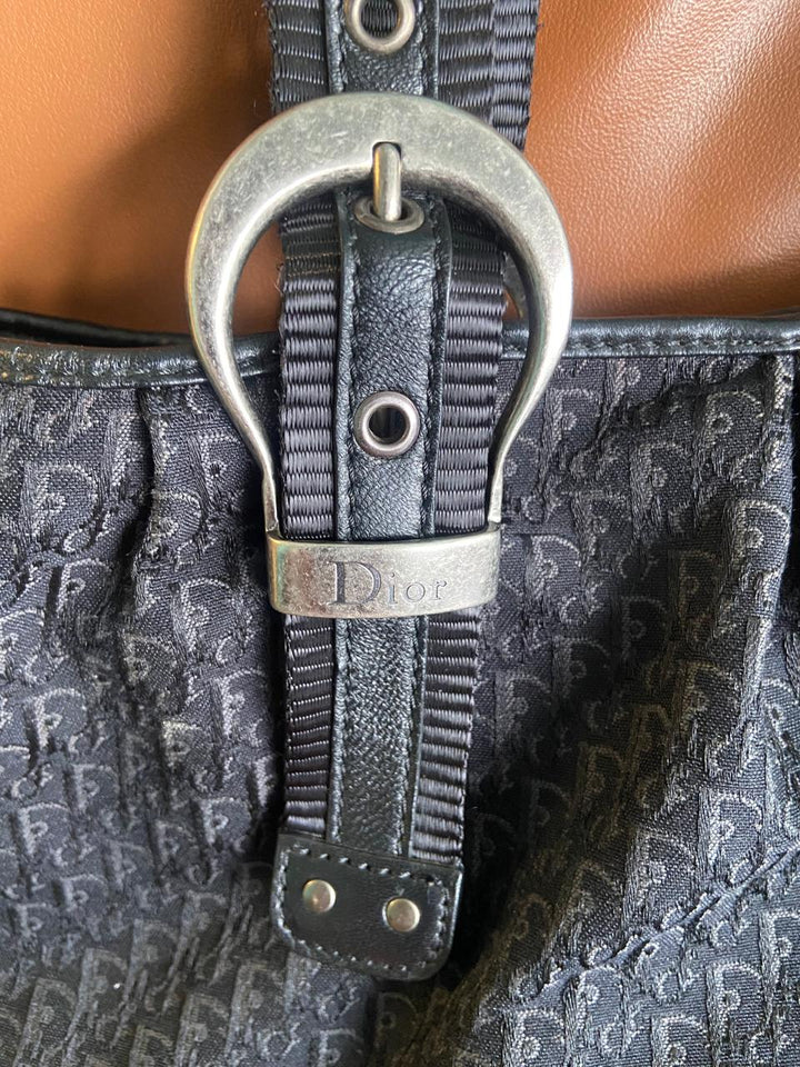 Christian Dior Diorissimo Trotter Canvas Tote