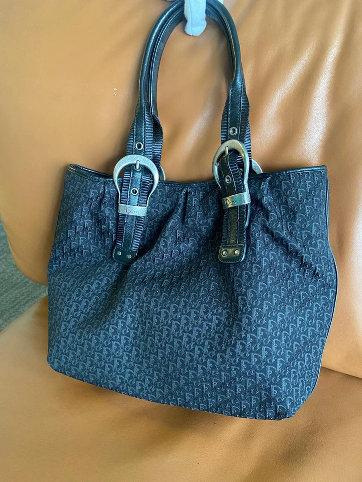 Christian Dior Diorissimo Trotter Canvas Tote