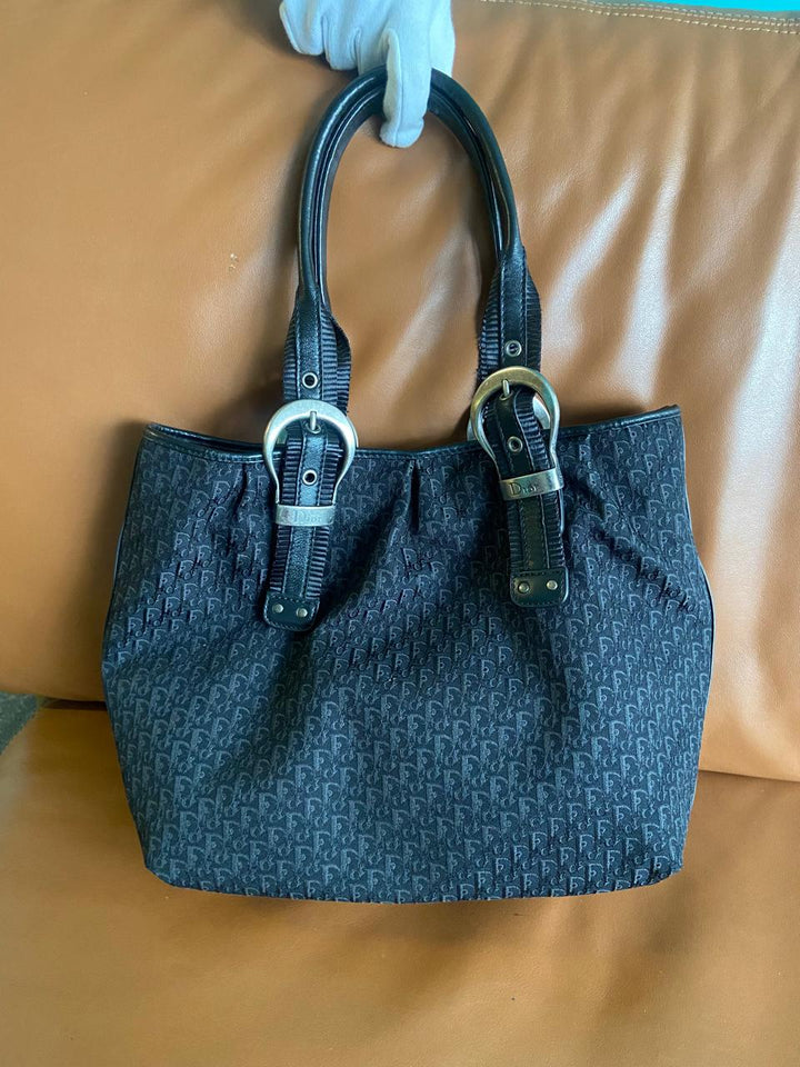 Christian Dior Diorissimo Trotter Canvas Tote