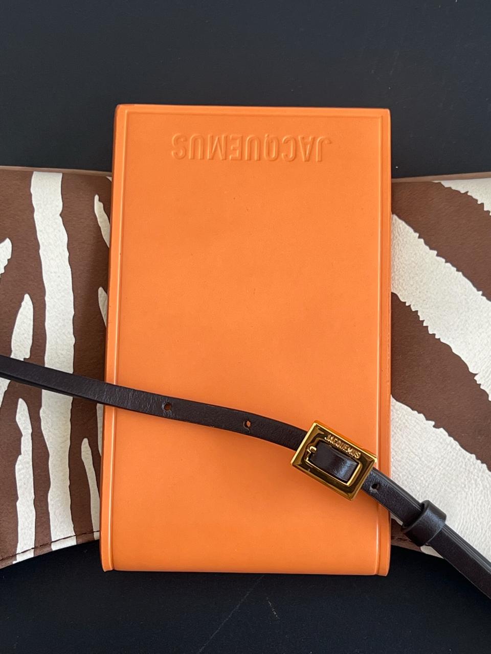 Jacquemus Le Bisou zebra-print leather shoulder bag