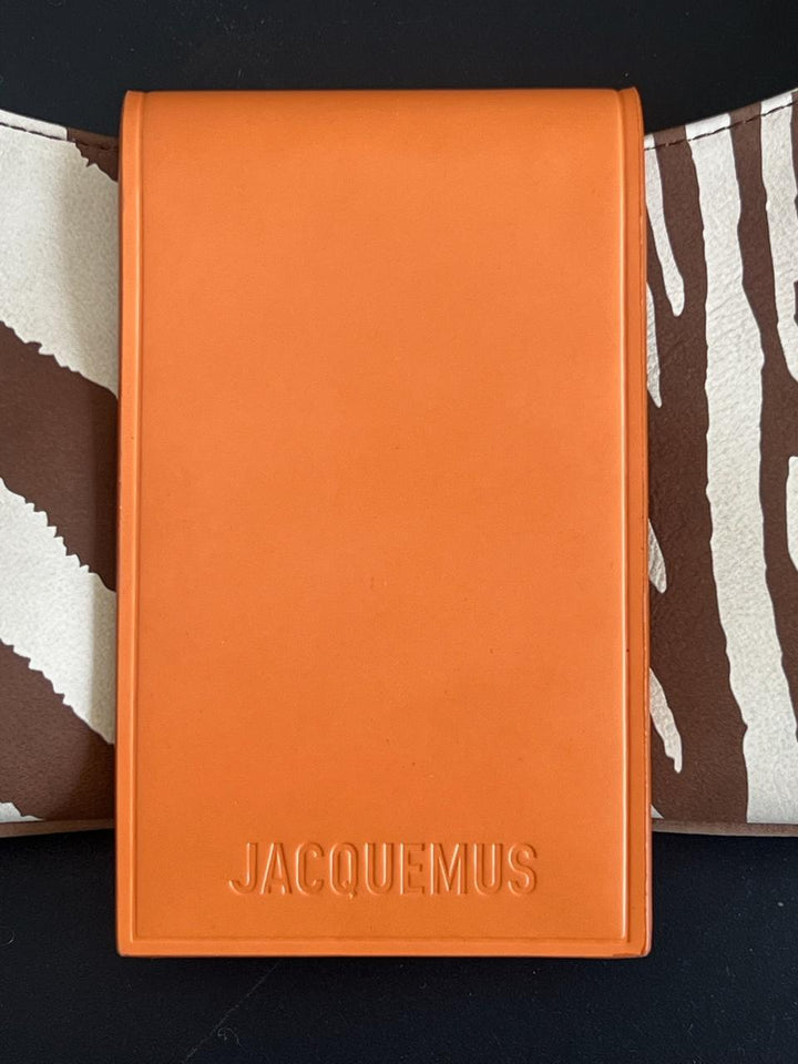Jacquemus Le Bisou zebra-print leather shoulder bag