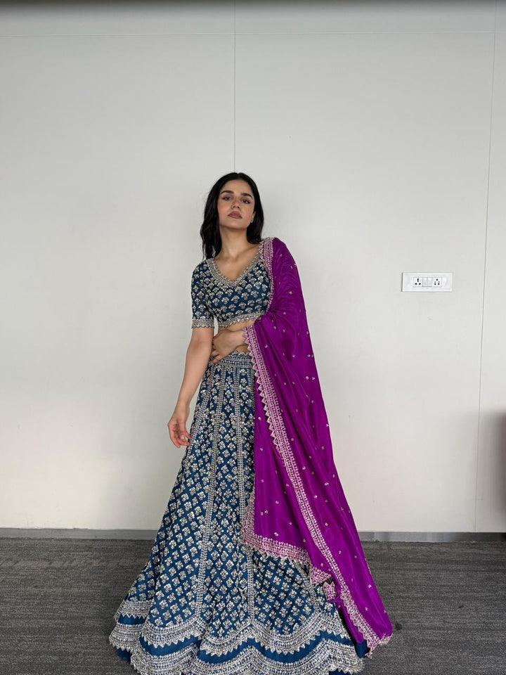 Anushree Reddy Embroidered Lehenga Set