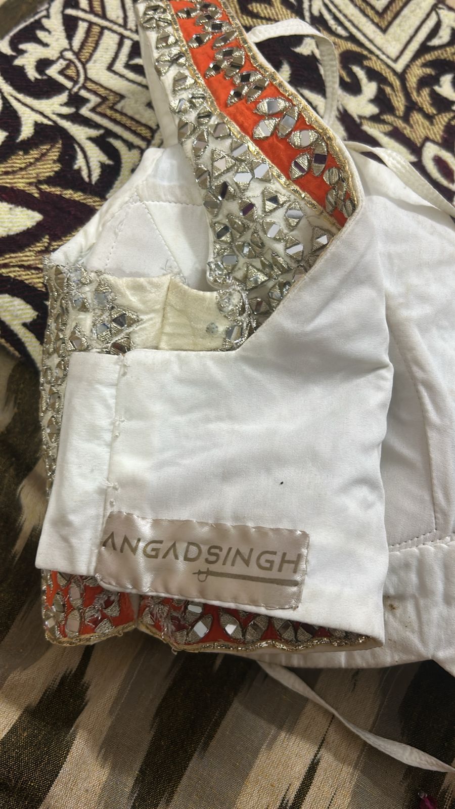 Angad Singh Multicolor Embroidered Lehenga Set