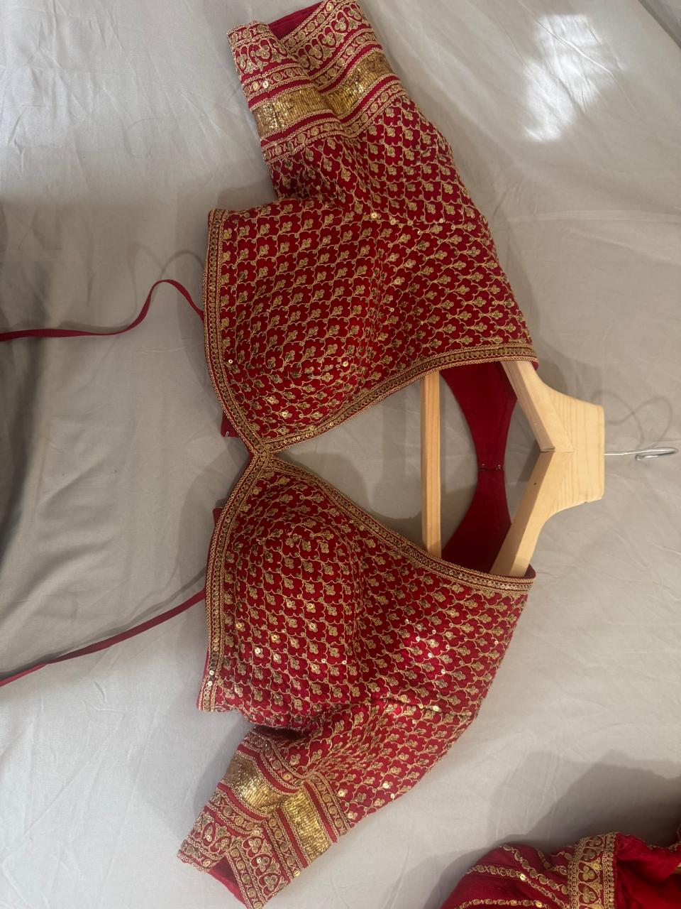 Sabyasachi Red Bridal Meera Lehenga Set