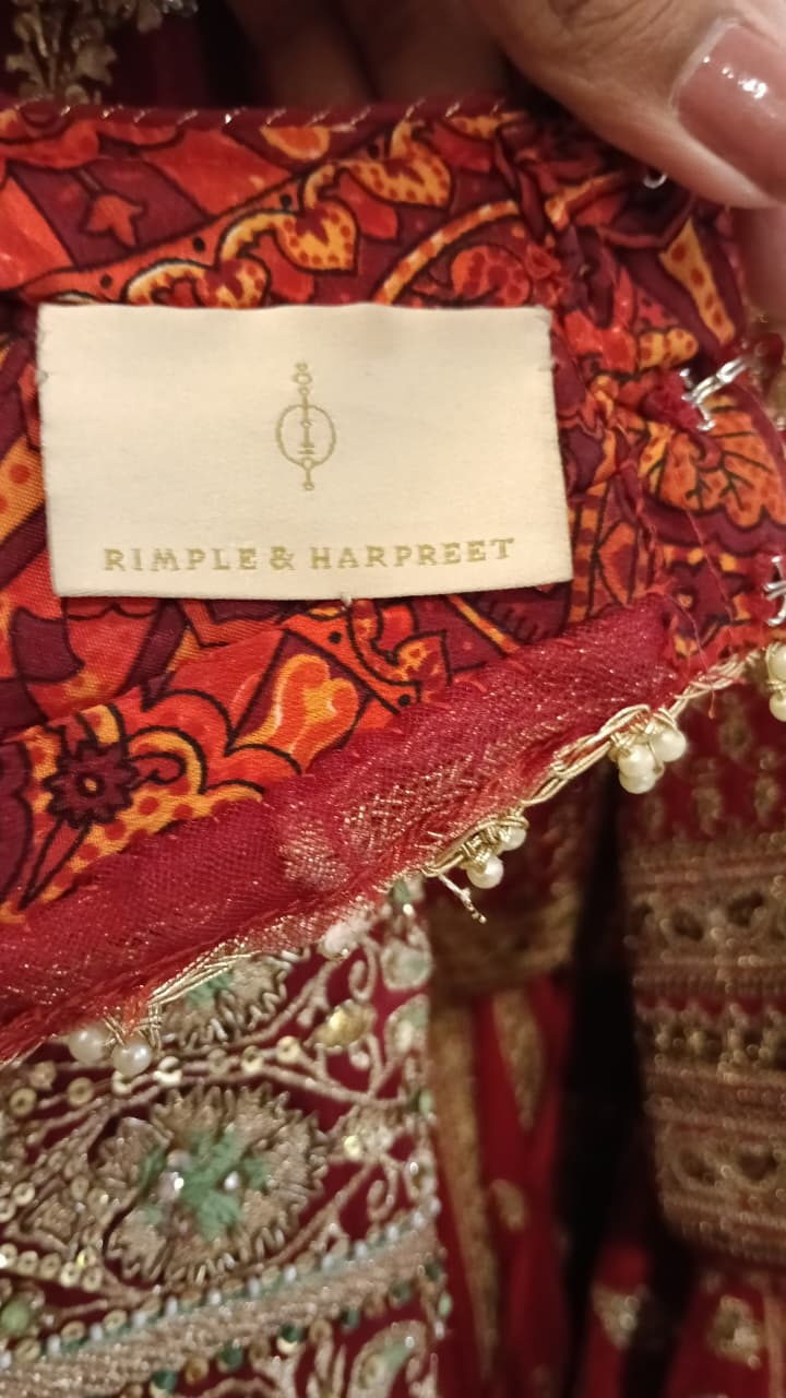 Rimple & Harpreet Multicolour Bridal Lehenga Set