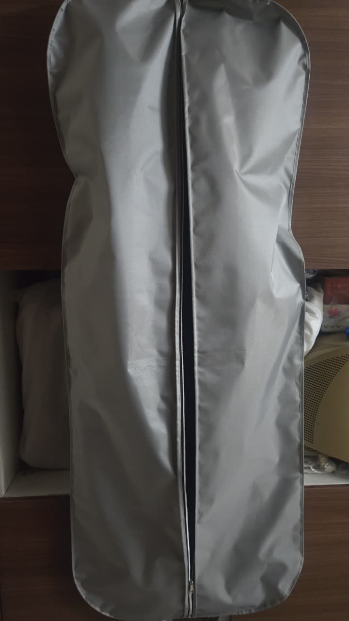 Amit Aggarwal Metallic Gown With Plisse Drape