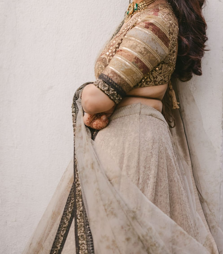 Sabyasachi Embroidered Lehenga Set