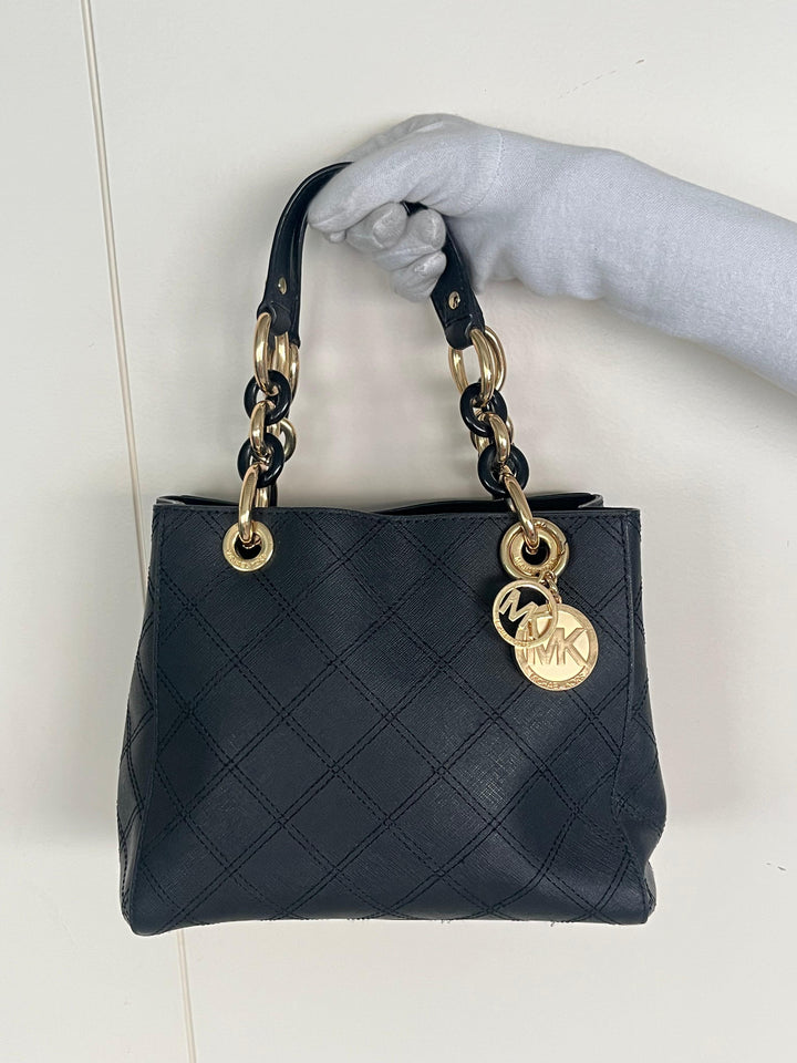 Michael Kors Cynthia Cross Stitch Tote