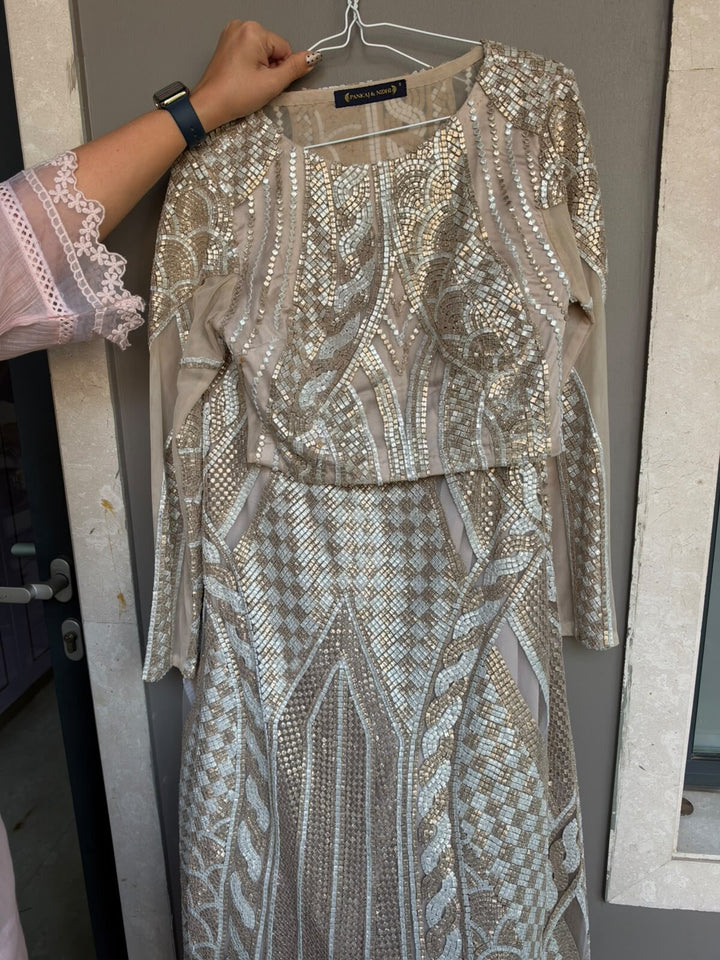 Pankaj & Nidhi Crop Top & Skirt Set