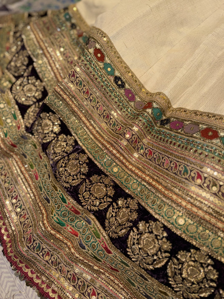 Sabyasachi Ivory Embellished Lehenga Set