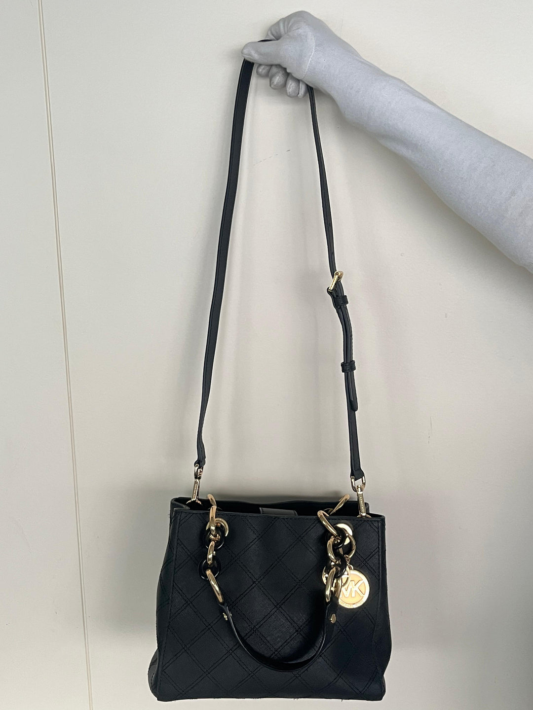 Michael Kors Cynthia Cross Stitch Tote