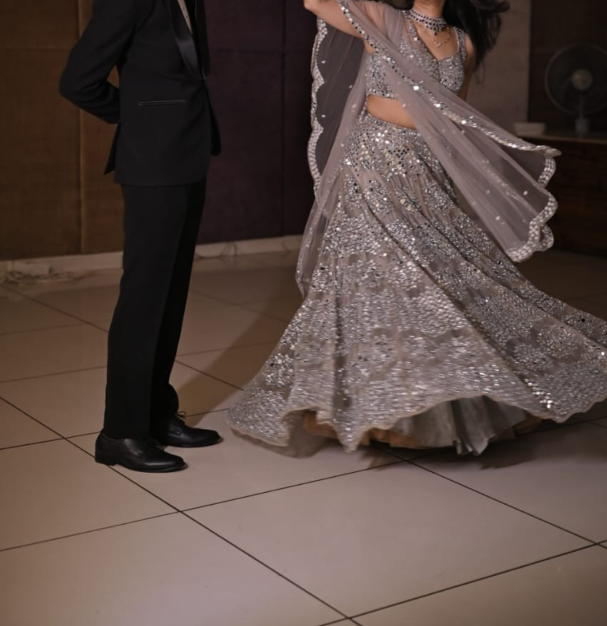 Surabhi Chopra Sequin Embellished Lehenga Set