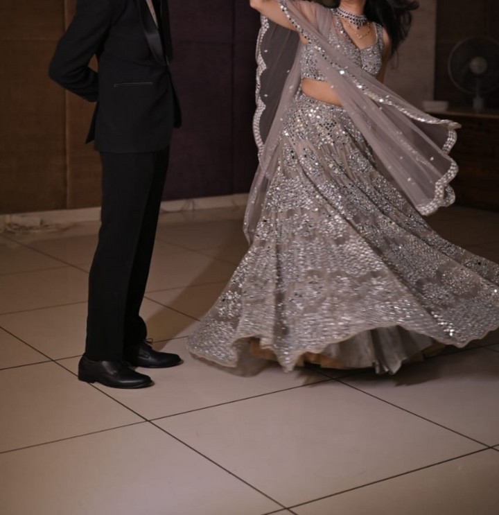 Surabhi Chopra Sequin Embellished Lehenga Set