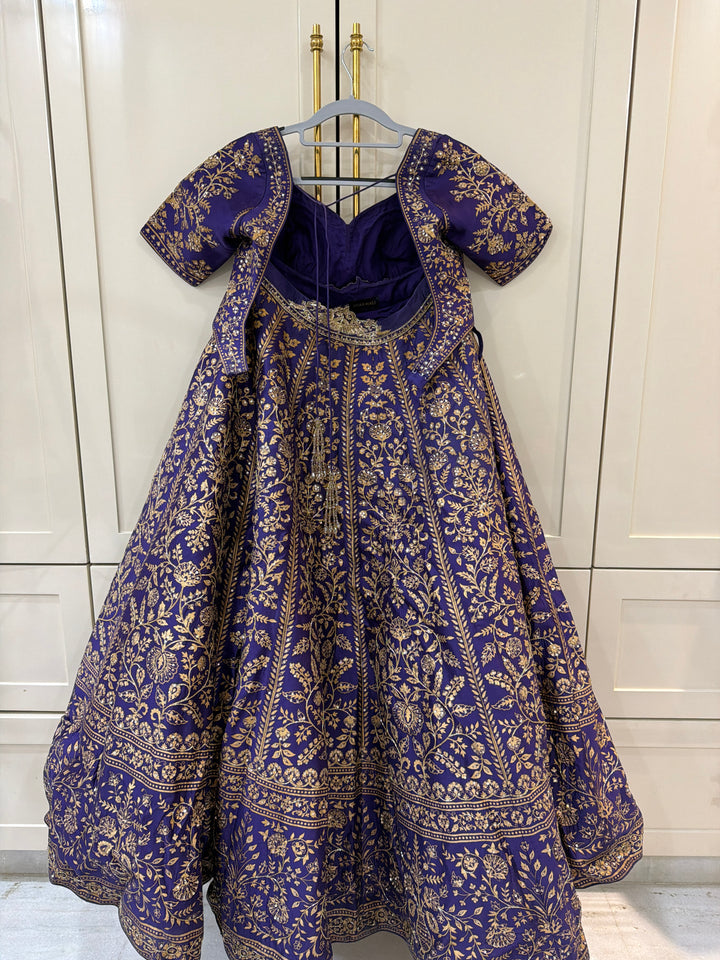 Jigar Mali Embroidered Lehenga Set