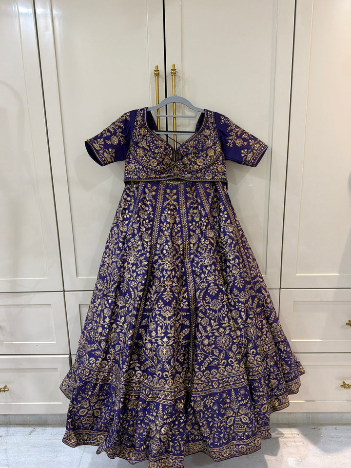 Jigar Mali Embroidered Lehenga Set