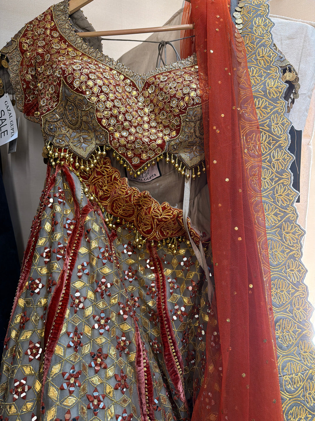 Gazal Gupta Embroidered Bridal Lehenga Set