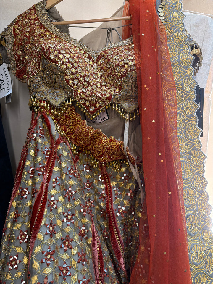 Gazal Gupta Embroidered Bridal Lehenga Set