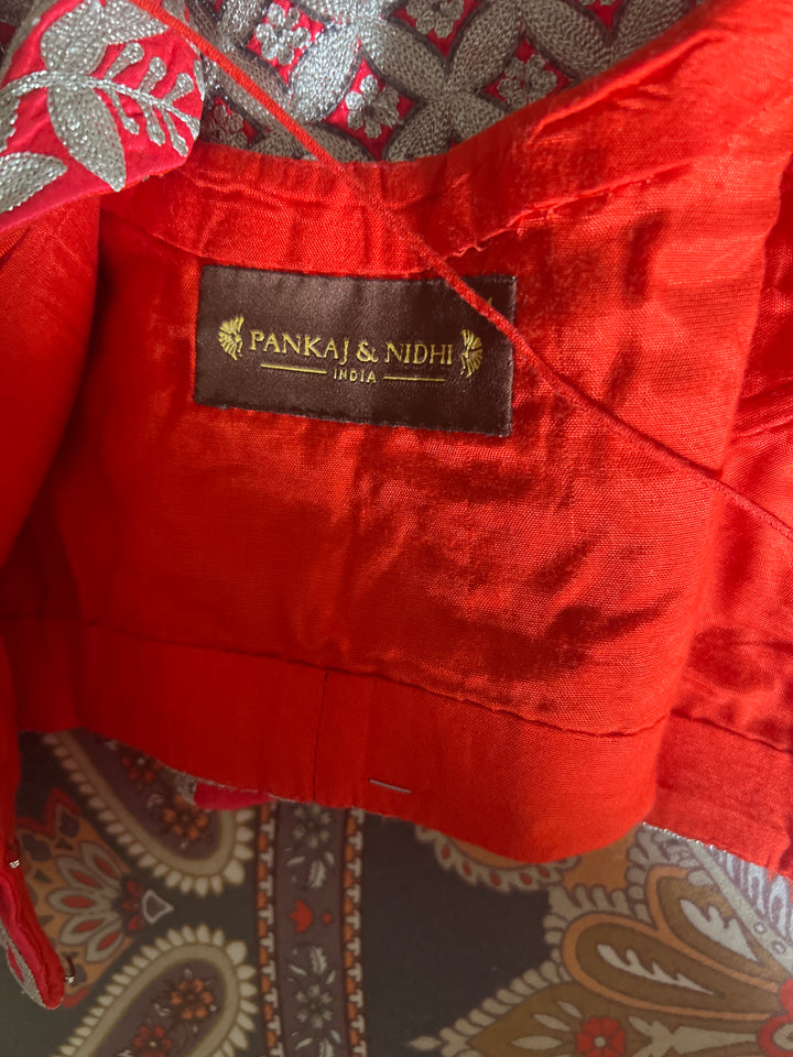 Pankaj & Nidhi Embroidered Saree Set