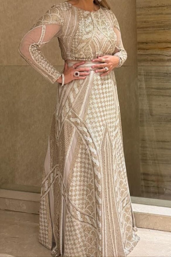 Pankaj & Nidhi Crop Top & Skirt Set