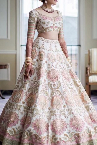 Sabyasachi floral embroidered lehenga