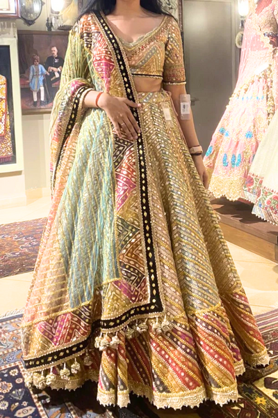 RAH Multicolor lehenga set