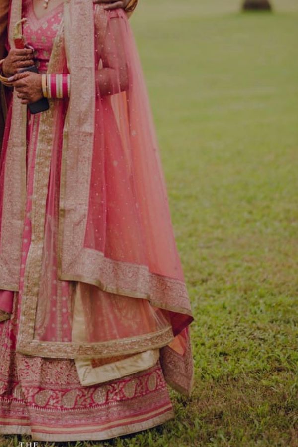Buy Tara Sutaria in a Burnt Orange Niscira Jamawar Lehenga Set Online - RI.Ritu  Kumar India Store View
