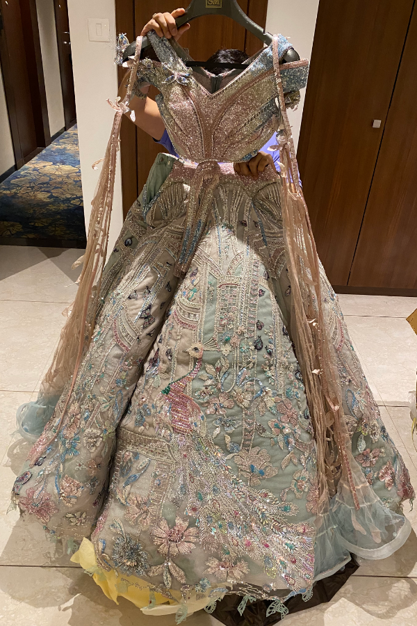 Soltee by sulakshana 2025 monga bridal lehenga price