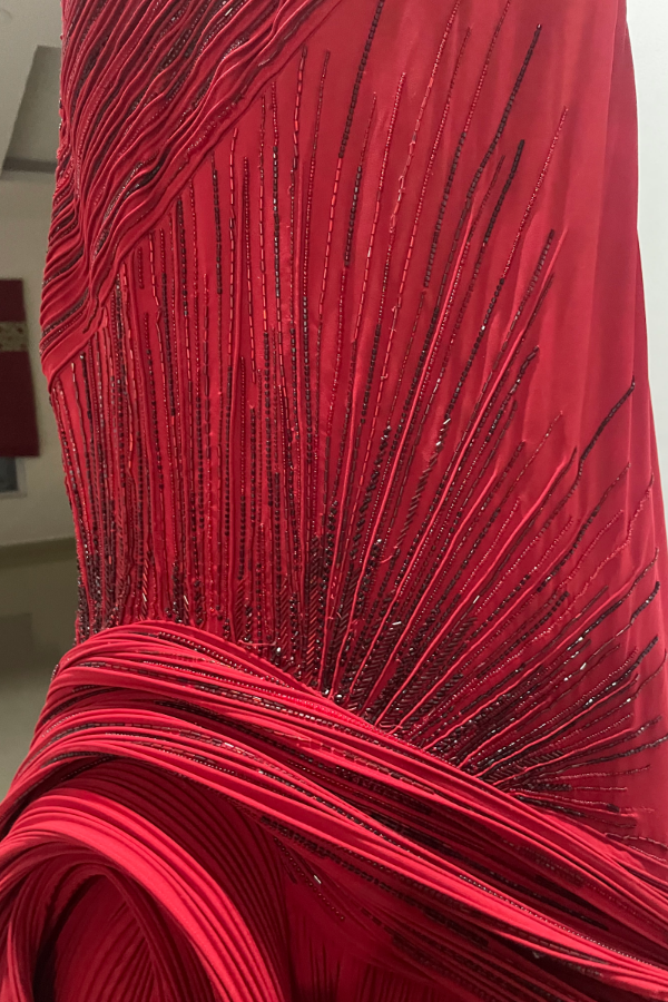 Gaurav Gupta Red Sculpted Gown