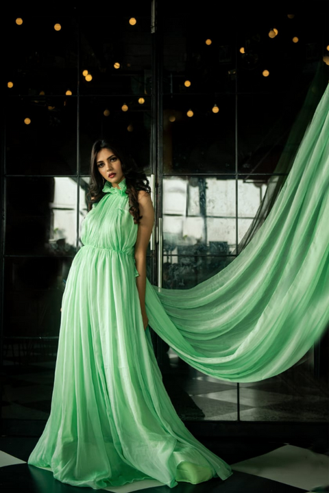 Sweetheart Sheer Corset Mint Green Tulle Cute Dress - Promfy