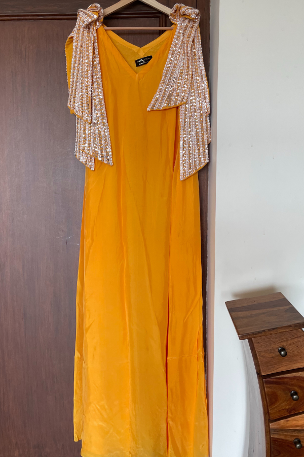 Yellow Maxi Dress - Bustier Maxi Dress - Side Slit Maxi Dress - Lulus