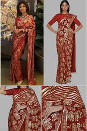 Printed saree set